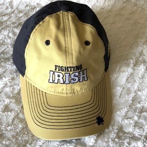 Adidas Fighting Irish baseball cap. NWOT. Official product of Univ. Notre Dame.‎